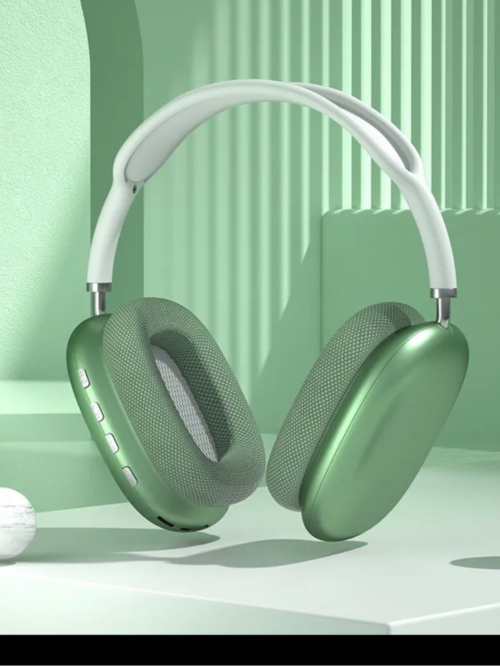 Wireless Over-Ear Headphones - Green